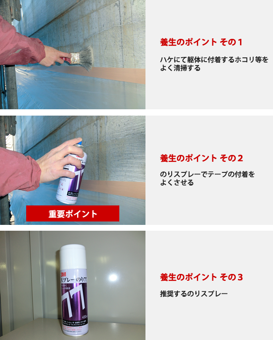 養生のポイント